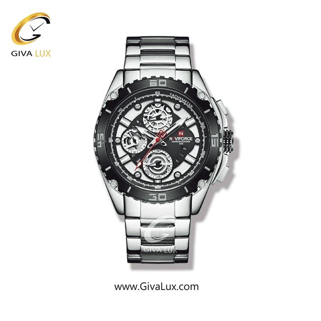 ساعت مچی مردانه بند استیل ناوی فورس (نیوی فورس) NF9179 S/B